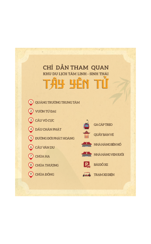 Chỉ dẫn tham quan Khu du lịch tâm linh - sinh thái Tây Yên Tử