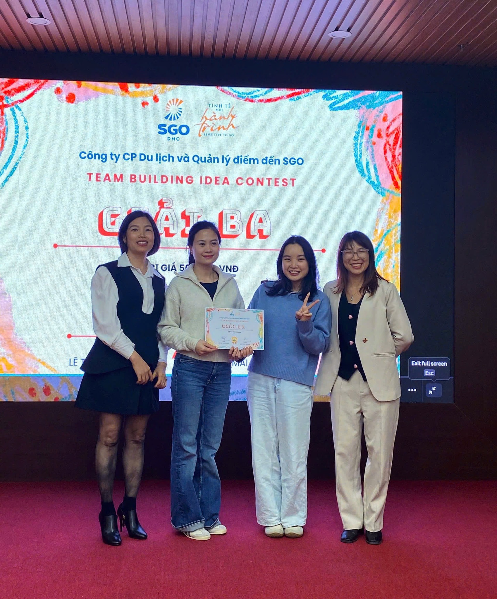 Cuộc thi: Team building idea contest